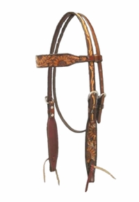Scott Thomas Browband Sunflower Vintage Headstall HBB 750