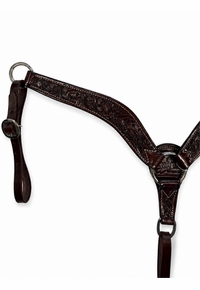 Scott Thomas Chocolate Floral Oak Breast Collar C160