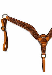 Scott Thomas Floral Antique Finish Breast Collar C120