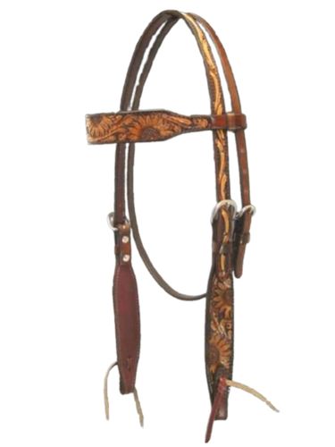 Scott Thomas Browband Sunflower Vintage Headstall HBB 750