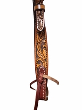 Scott Thomas Single Ear Floral Antique Headstall HSE400