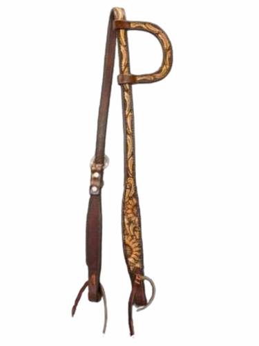 Scott Thomas Single Ear Sunflower Vintage Headstall HSE500