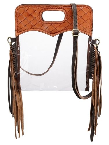 Shiloh Showman Tassel & Tool Clear Crossbody Bag 78296
