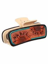 Shiloh Sunflower Sky Claw Hair Clip 48-5