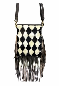 Shiloh Klassy Cowgirl Leather Crossbody Bag 78015