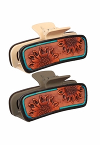 Shiloh Sunflower Sky Claw Hair Clip 48-5