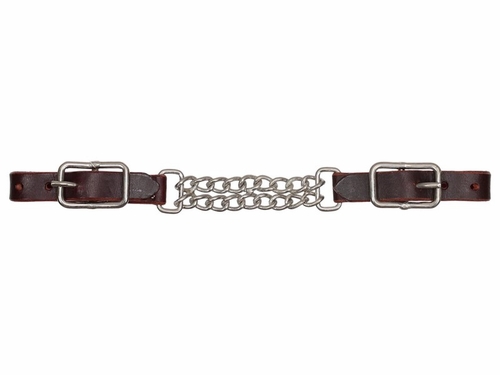 Showman Argentina Cow Leather Double Curb Chain NC-2603