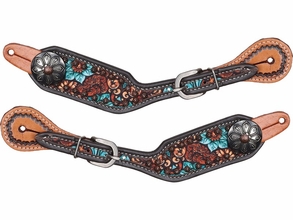 Showman Laurel Womens Spur Straps SS-44