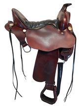 SOLD 2025/08/07  15.5Inch Used Tucker Black Mountain Gaited Trail Saddle 261