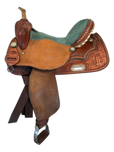 SOLD 2025/09/19e  15 Inch Used Steinhoff Barrel Saddle