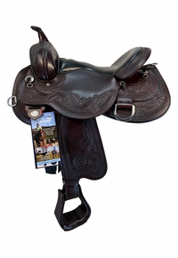 SOLD 2025/12/05j  16 Inch Used Circle Y JG Monarch Trail Saddle 1752