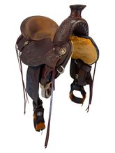 15 Inch Used Circle Y Walnut Grove Trail Saddle Medium Flex Tree 1157