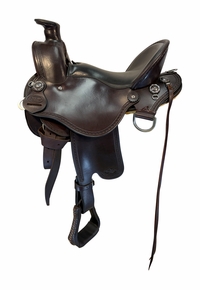 SOLD 2026/03/07  16 Inch Used Crest Ridge Saddlery Trail Saddle X Wide Tree