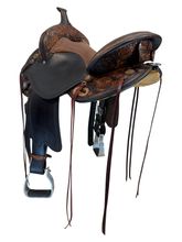 SOLD 2026/03/12j  15 Inch Used Circle Y Sunflower Trail Saddle Wide Flex Tree 1682