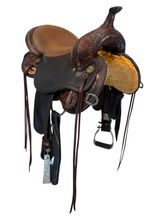 SOLD 2026/03/12j  15 Inch Used Circle Y Sunflower Trail Saddle Wide Flex Tree 1682