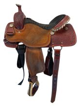 SOLD 2026/03/13j  16 Inch Used Billy Cook Ladies All Around Saddle Wide Tree 2040