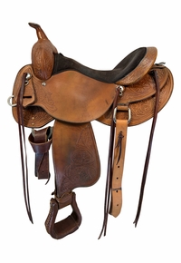 16 Inch Used Circle Y High Horse Oyster Creek Trail Saddle X Wide Tree 6808