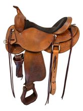 HOLD 2026/04/14j  16 Inch Used Circle Y High Horse Oyster Creek Trail Saddle X Wide Tree 6808