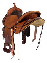HOLD 2026/04/14j  16 Inch Used Circle Y High Horse Oyster Creek Trail Saddle X Wide Tree 6808