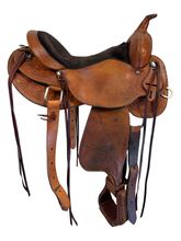 HOLD 2026/04/14j  16 Inch Used Circle Y High Horse Oyster Creek Trail Saddle X Wide Tree 6808