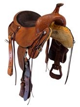 HOLD 2026/04/14j  16 Inch Used Circle Y High Horse Oyster Creek Trail Saddle X Wide Tree 6808