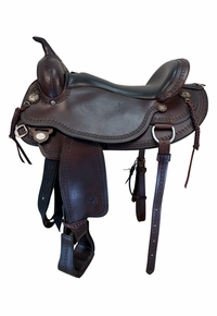 18 Inch Used Circle Y Coppermine Trail Saddle Wide Flex2 Tree 1565