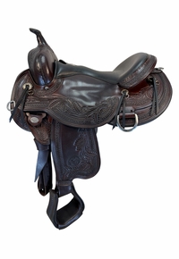 SOLD 2026/03/26 17 Inch Used Circle Y JG Wind River Trail Saddle Wide Flex Tree 1750