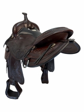 SOLD 2026/03/26 17 Inch Used Circle Y JG Wind River Trail Saddle Wide Flex Tree 1750