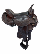 SOLD 2026/03/26 17 Inch Used Circle Y JG Wind River Trail Saddle Wide Flex Tree 1750