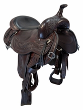 SOLD 2026/03/26 17 Inch Used Circle Y JG Wind River Trail Saddle Wide Flex Tree 1750