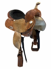 SOLD 2026/04/30  16 Inch Used Circle Y Barrel Saddle Medium Tree 2021