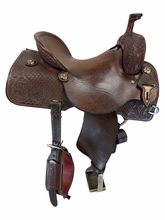 SOLD 2026/05/01j 15.5Inch Used Paul Taylor Ranch Cutting Saddle Wide Tree