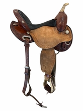 15 Inch Used Circle Y Kelly Kaminski Blaze Barrel Saddle Wide Flex2 Tree 1528