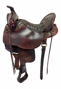 16.5Inch Used Tucker High Plains Trail Saddle Wide Tree 260