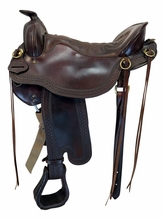 SOLD 2026/06/03 17.5Inch Used Tucker Cheyenne Trail Saddle Medium Tree 167