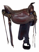 SOLD 2026/06/03 17.5Inch Used Tucker Cheyenne Trail Saddle Medium Tree 167
