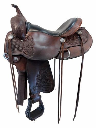 SOLD 2026/07/02 16 Inch Used Circle Y Trail Saddle Wide Tree 2602