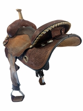 SOLD 2026/07/09  16 Inch Used Circle Y Martha Josey Barrel Saddle Wide Flex Tree 1168