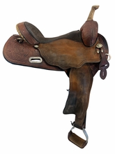 SOLD 2026/07/09  16 Inch Used Circle Y Martha Josey Barrel Saddle Wide Flex Tree 1168