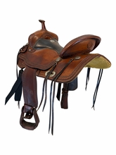 SOLD 2026/08/18 16 Inch Used Billy Cook Trail Saddle Wide Tree 1538