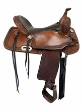 SOLD 2026/08/18 16 Inch Used Billy Cook Trail Saddle Wide Tree 1538