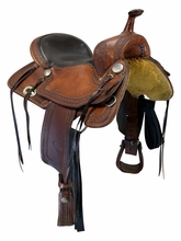 SOLD 2026/08/18 16 Inch Used Billy Cook Trail Saddle Wide Tree 1538