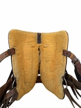 SOLD 2026/08/03j 15 Inch Used Billy Cook Sulphur Barrel Saddle Medium Tree 1531