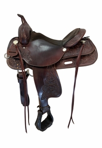 SOLD 2026/08/05e  16 Inch Used Circle Y High Horse Mineral Wells Trail Saddle X Wide Tree 6812