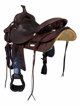 SOLD 2026/08/05e  16 Inch Used Circle Y High Horse Mineral Wells Trail Saddle X Wide Tree 6812