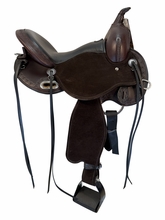 SOLD 2026/08/10j  15 Inch Used Circle Y Hadley Hybrid Trail Saddle Wide Flex2 Tree 1693