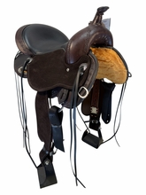 SOLD 2026/08/10j  15 Inch Used Circle Y Hadley Hybrid Trail Saddle Wide Flex2 Tree 1693
