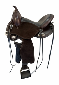 SOLD 2026/08/10j  15 Inch Used Circle Y Hadley Hybrid Trail Saddle Wide Flex2 Tree 1693