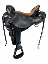 SOLD 2026/08/10j 15 Inch Used Freedom Saddlery Endurance Saddle Wide Gaited Tree