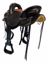 SOLD 2026/08/10j 15 Inch Used Freedom Saddlery Endurance Saddle Wide Gaited Tree